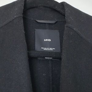 Mango Black Handmade Coat